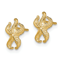 14K Starfish Post Earrings