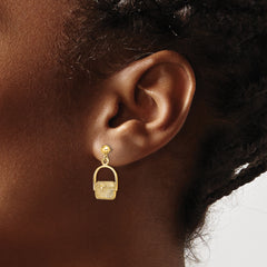 14K Nantucket Basket Earrings
