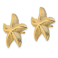 14K Starfish Post Earrings