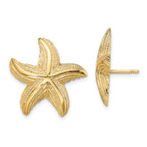 14K Starfish Post Earrings