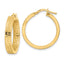 Hoop Earrings in 14K Yellow Gold, 23.5mm - Sophia Jewelers