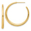 Hoop Stud Earrings in 14K Yellow Gold, 32mm - Sophia Jewelers