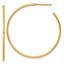 C-Hoop Stud Earrings in 14K Yellow Gold, 1.2x40mm - Sophia Jewelers