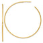 14k Polished 1.2 x 55mm Solid C-Hoop Post Earrings