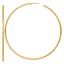 14k Polished 2.0 x 90mm Tube C-Hoop Post Earrings