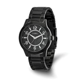 Mens Chisel Stainless Steel Black IP-plated Black Dial Watch