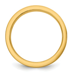 14k Two-Tone Y/W 7mm Milgrain Wedding Band Size 13.5