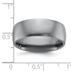 Chisel Tantalum Polished 8mm Band