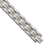 Chisel Tungsten Brushed and Polished with 1/3 carat Diamonds 8.5 inch Bracelet