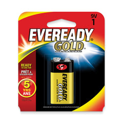 (1) 9Volt Eveready Gold Alkaline Battery