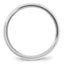 5.0mm 10K White Gold Beveled Edge Comfort Fit Wedding Band - Sophia Jewelers