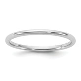 1.5mm 10K White Gold Lightweight Comfort Fit Wedding Band - Sophia Jewelers