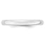 3.0mm 10K White Gold Lightweight Comfort Fit Wedding Band - Sophia Jewelers