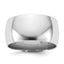 10.0mm 10K White Gold Lightweight Comfort Fit Wedding Band - Sophia Jewelers