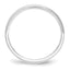 2.5mm 10K White Gold Standard Flat Comfort Fit Wedding Band - Sophia Jewelers