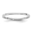 1.5mm 10K White Gold Lightweight Flat Wedding Band - Sophia Jewelers