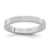 14k White Gold 2.7mm CLIQ Hinged Shank Size 8