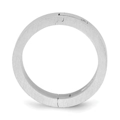 14k White Gold 4mm CLIQ Hinged Shank Size 9