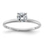 Lab-Grown Diamond Solitaire Engagement Ring in 14K White Gold (1/2 ct., VS/SI+ G+), Size 7 - Sophia Jewelers