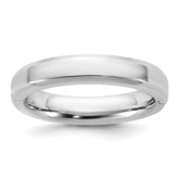 14kw CLIQ 4mm Hinged Beveled Edge Wedding Band Size 12