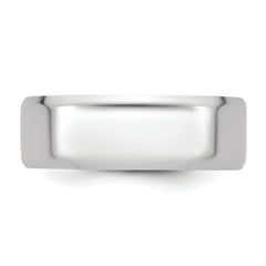 14kw CLIQ 7mm Hinged Beveled Edge Wedding Band Size 12.5