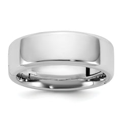 14kw CLIQ 7mm Hinged Beveled Edge Wedding Band Size 12.5