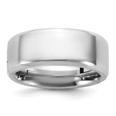 14kw CLIQ 8mm Hinged Beveled Edge Wedding Band Size 12.5
