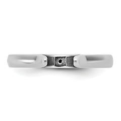 14kw CLIQ Hinged Cathedral Solitaire Peg Set Engagement Ring Mounting (No Stone Included)