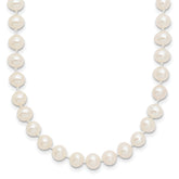 10 Karat 5-6mm White Near-Round Freshwater Cultured Pearl 16 inch Necklace | Sophia Jewelers
