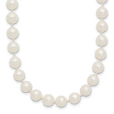 10 Karat 6-7mm White Near-Round Freshwater Cultured Pearl 16 inch Necklace | Sophia Jewelers