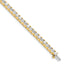 14k Complete 7.5 carat Round AAA Diamond 4-prong 7 inch Tennis Bracelet