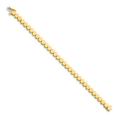 14k Holds 32 Stones up to 4mm Round Add-a-Diamond 7 inch Bracelet