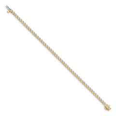 14k 4 3/4 carat Lab Grown Diamond VS/SI+ G+ Tennis Bracelet