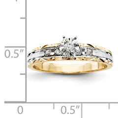 14k Engagement (Trio) Mounting (No Stone Included)