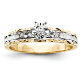 14k Engagement (Trio) Mounting (No Stone Included)