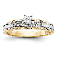 14k Engagement (Trio) Mounting (No Stone Included)