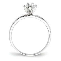 14k White Gold Engagement (Trio) Mounting (No Stone Included)