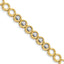 AA Round Diamond Tennis Bracelet in 14K Yellow Gold (3/4 ct. tw.), 7 Inch - Sophia Jewelers