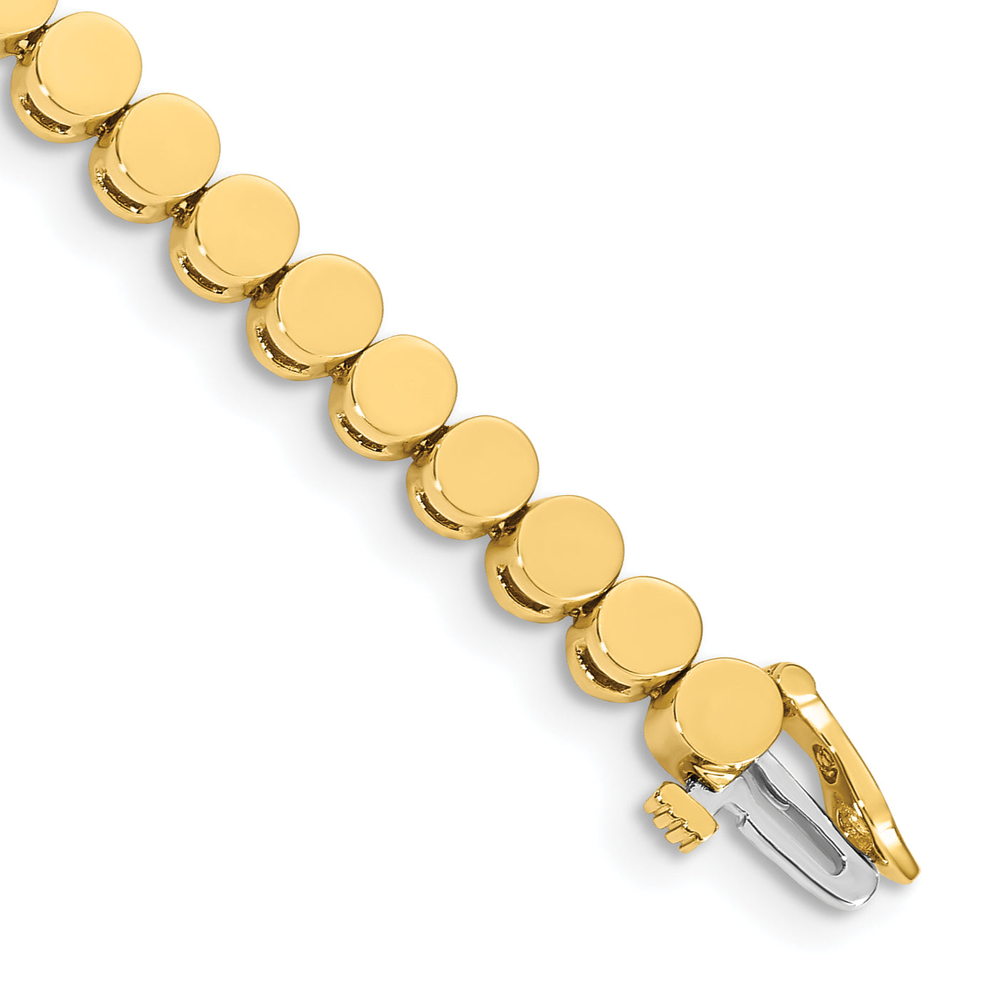 14k Holds 39 Stones up to 3mm Round Add-a-Diamond 7 inch Bracelet