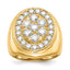 Men's Diamond Cluster Ring in 14K Yellow Gold (2.87 ct. tw.), Size 10 - Sophia Jewelers