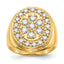 Men's Diamond Cluster Ring in 14K Yellow Gold (2 ct. tw.), Size 10 - Sophia Jewelers