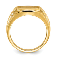 14k Men's Onyx Ring Mounting (No Stone Included)