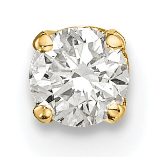 14k Single Stud Diamond Earring