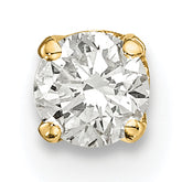 14k Single Stud Diamond Earring