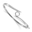 Lab-Grown Diamond Bangle Bracelet in 14K White Gold, 14mm (1 ct. tw.), 7 Inch - Sophia Jewelers