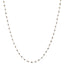 14k White Gold Coffee Brown Diamond Briolette Necklace