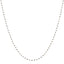 14k White Gold Coffee Brown Diamond Briolette Necklace