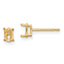 14k 5x3 Oval Earring Mounting (No Stone Included)s
