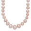 14k 4-8mm Purple Freshwater Cultured Pearl Graduated 18 inch Necklace
