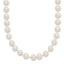 14K Yellow Gold White Freshwater Cultured Pearl Necklace 5-6mm